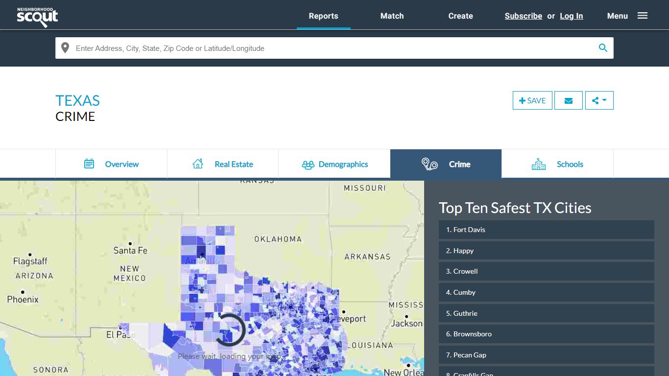 Texas Crime Rates and Statistics - NeighborhoodScout